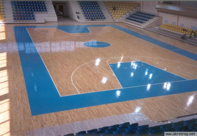 Спортивный паркет для баскетбольных залов