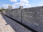 Будівництво і монтаж огорож з відсівблоку Киев