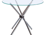 Стіл скляний діаметр 80 см Тог Днепр