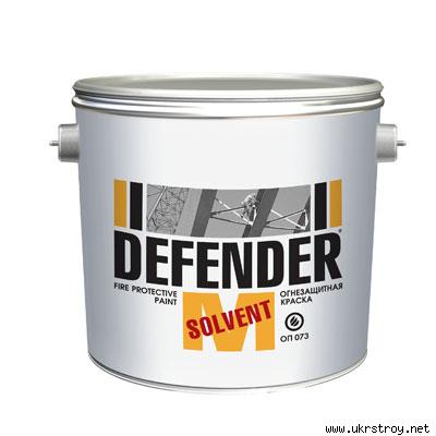 Огнезащитная краска DefenderM solvent по металлу