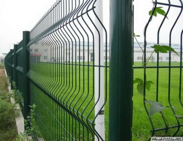 Забор из сетки с полимерным покрытием Донецк.