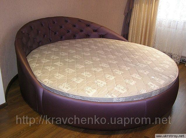 Круглая кровать Луна с пуговицами. Круглые кровати, Киев