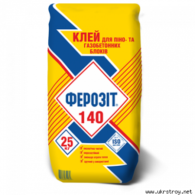 Клей для газоблоков Ферозит 140 Киев
