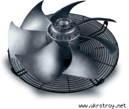Вентиляторы для холодильного оборудования больших диаметров.