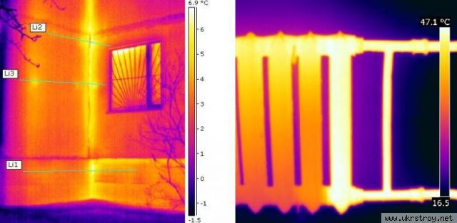 Тепловизионное обследование систем отопления.