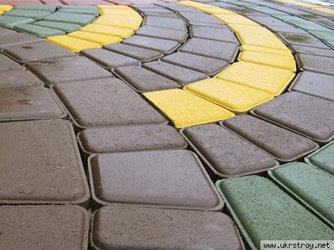 Тротуарная плитка ФЭМ Мариуполь, прессованная, литая
