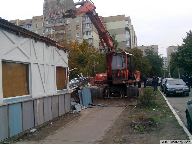 Демонтаж зданий Киев Снос строений.