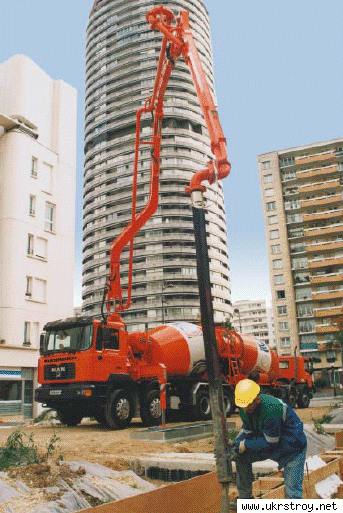 Услуги аренда бетононасоса 32 метра