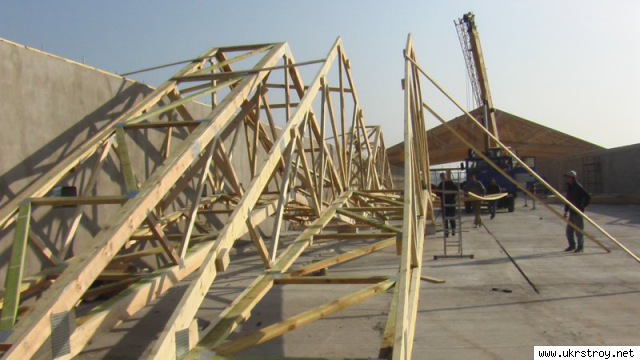 Стропильная система крыши заводского изготовления