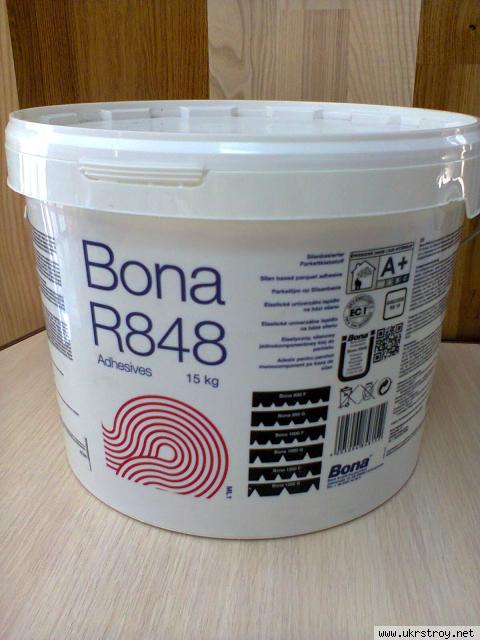 Экологичный клей для деревянных полов Bona R848 15кг силановый