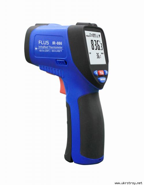Инфракрасный термометр - пирометр FLUS IR-866U (-50…+2250)