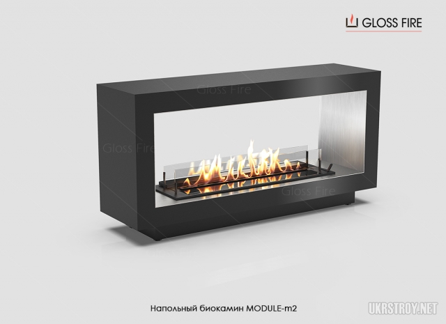 Напольный биокамин MODULE-m2 ТМ Gloss Fire