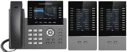 Grandstream GRP2615, ip телефон + два модуля розширення GBX20, Wi-Fi, Bluetooth, PoE