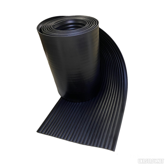 Противоскользящая резиновая лента (300х20 см) Черная