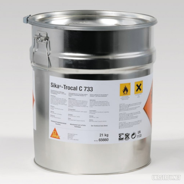 Sika Trocal C-733 контактный клей для ПВХ мембран, для покрівлі, 1кг