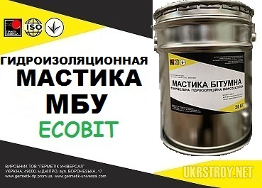 Мастика МБУ Ecobit кровельная ДСТУ Б В.2.7-108-2001 (ГОСТ 30693-2000)