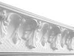 Плінтус  стельовий СІМ'Я з основною поверхнею 150 мм орнамент( ліпнина) інжекційний полістирол Вишгород