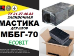 МББП-70 Ecobit ( Лило-1) Битумно-бутилкаучуковая горячая мастика ТУ 21-27-40-83 Днепр