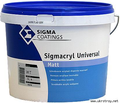 Краска интерьерная Sigmacryl матовая