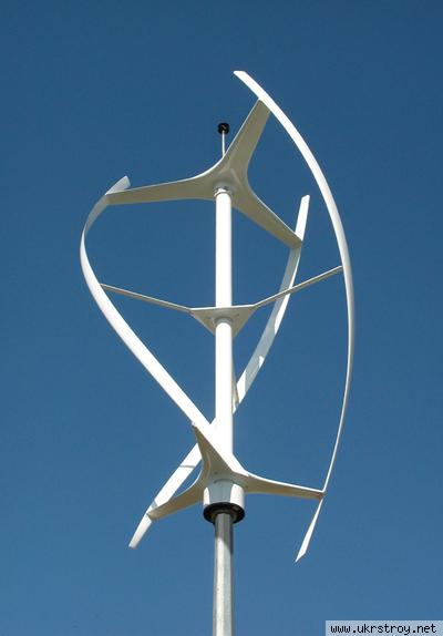 Ветрогенератор с вертикальным ротором