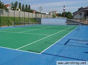 Теннисные корты , строительство кортов, Киев