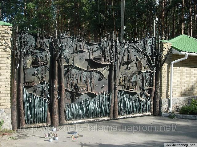Кованые ворота, Киев