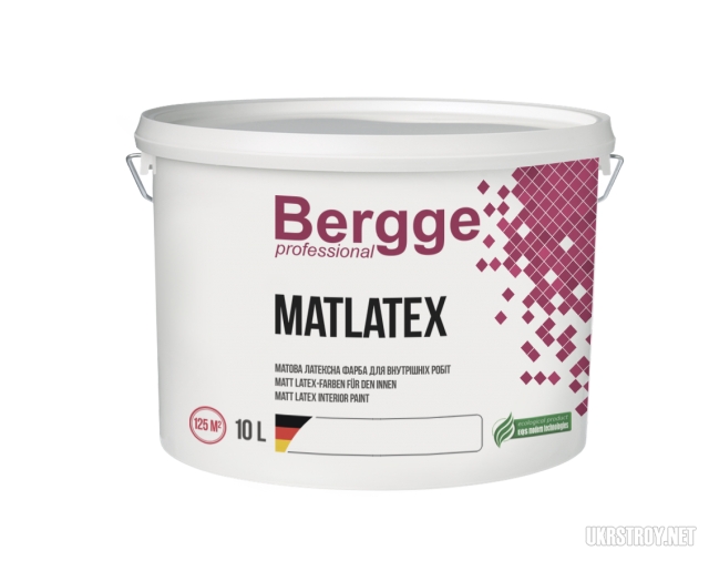 Bergge Matlatex латексная краска 10л, Днепр
